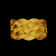 Gold braided napkin ring