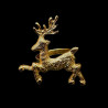 Gold deer napkin ring