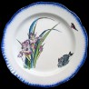 Bracquemond Iris and Fish Dinner plate