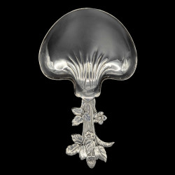 silver-plated strawberry serving spoon, Christofle, circa 1894
