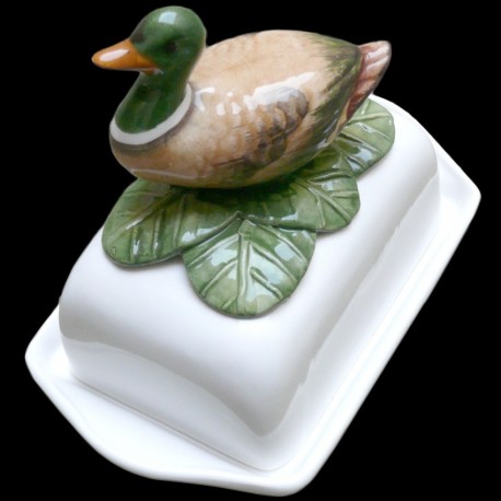 Duck, butter dish