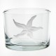 Verre droit bas Etoile de Mer 120 ml H 6 cm D 8,5 cm