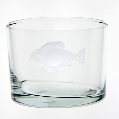 Verre droit bas Poisson St Pierre