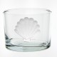 Verre droit bas Coquille St Jacques 120 ml H 6 cm D 8,5 cm