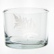 Verre droit bas Fougère 120 ml H 6 cm D 8,5 cm