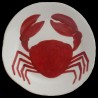 Majolica crab soup plate