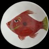 Majolica john dory fish soup plate