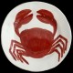 assiette salade Crabe D 23cm