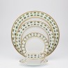 Salad bowl Royal Limoges La Bocca Green Collection