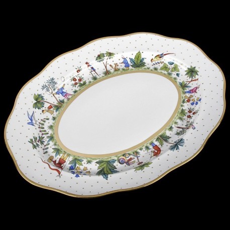 Plat ovale de 43cm de longueur