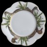 Limoges porcelain dessert plate Nymphea woodcocks