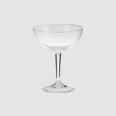 Coupe à champagne en cristal. collection ROYAL