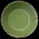 Assiette creuse melamine verte