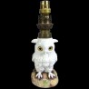 Lampe hibou porcelaine