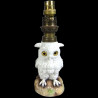 Owl porcelain lamp