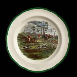 Copeland hunting scenes Herring assiette de table
