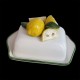 Beurrier faience Citrons