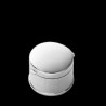 Round pills box D 2,5 cm silver