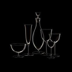 Verre à eau à pied haut cristal collection Patrician Hoffmann