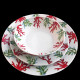 Porcelain dessert plate Red Coral