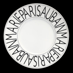 Porcelain presentation plate Graphic