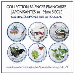 Coffret de 6 assiettes différentes N°1