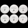 12 dinner plates "Paris assiégé" Creil & Montereau