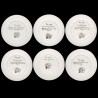12 dinner plates "Paris assiégé" Creil & Montereau