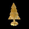 Small tree with gold & silver rhinestone
