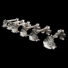 6 knife-rests anemones in silver-plated by Gallia