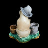 Onnaing style Barbotine Pig Tobacco Box