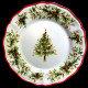 Majolica Tree dinner plate Red nose