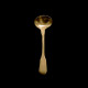 Small ladle in golden stone washed steel