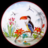 Decorative Tin plate "The Birds" Buffon Toucan