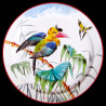 Decorative tin plate "The Birds" Buffon Celebes hornbill