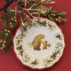 Majolica Deer dinner plate Red Nose Red nose