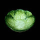 Majolica green cabbage bowl