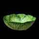 Majolica green cabbage bowl