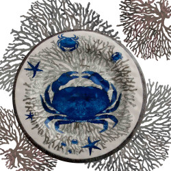 Assiette de table St Pierre collection Ouessant
