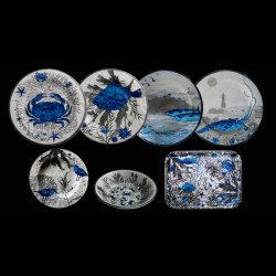 Assiette de table St Pierre collection Ouessant