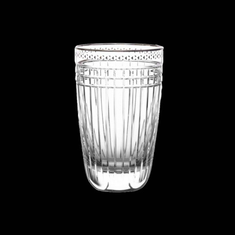 Platinum Cut Crystal Highball Tumbler