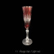 Cut Crystal Champagne flute