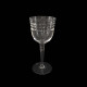 Verre à eau en cristal décor biseaux