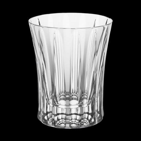 Old-fashioned cut crystal glass