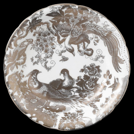 Royal Crown Derby Aves Platinum Oatmeal Bowl