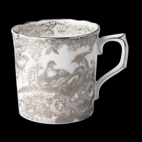 Tasse à café Royal Crown Derby Platine