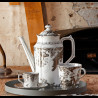 Tasse & Sous tasse à café Royal Crown Derby Platine