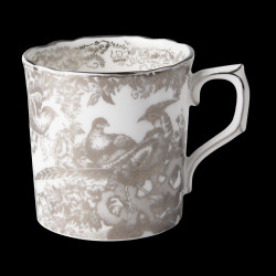 Tasse & Sous tasse à café Royal Crown Derby Platine