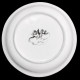 Perdrix blanches - assiette creuse avec cloche D 23 cm