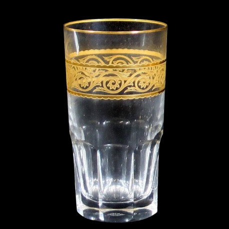 Verres à orangeade cristal gravé Baccarat Eldorado XIXe H 14 cm